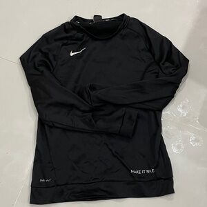 Nike Black Long Sleeve Dri-FIT Shirt sweater custom size medium